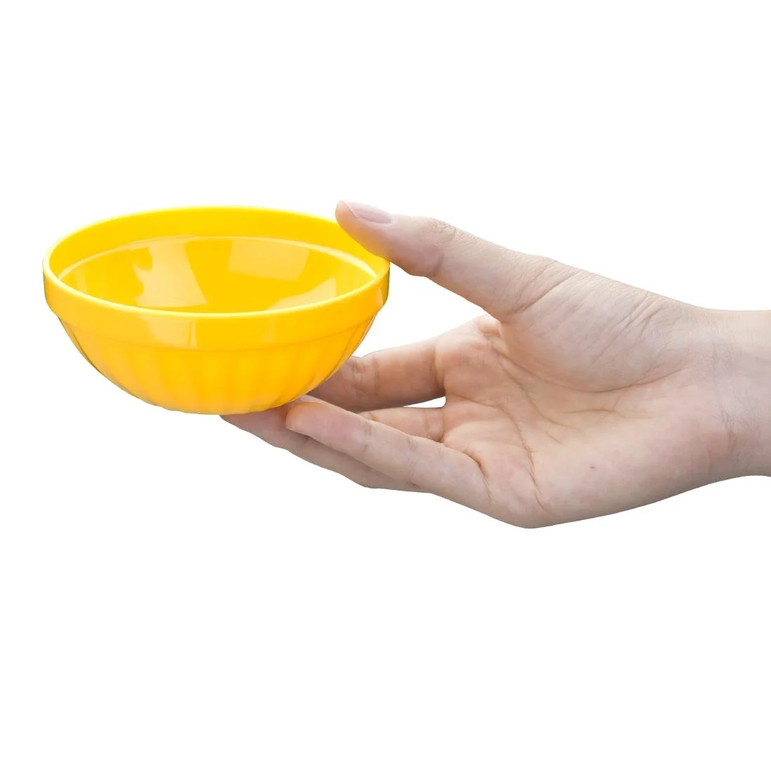 Kristallon Polycarbonate Bowls Yellow 102mm - Image 5