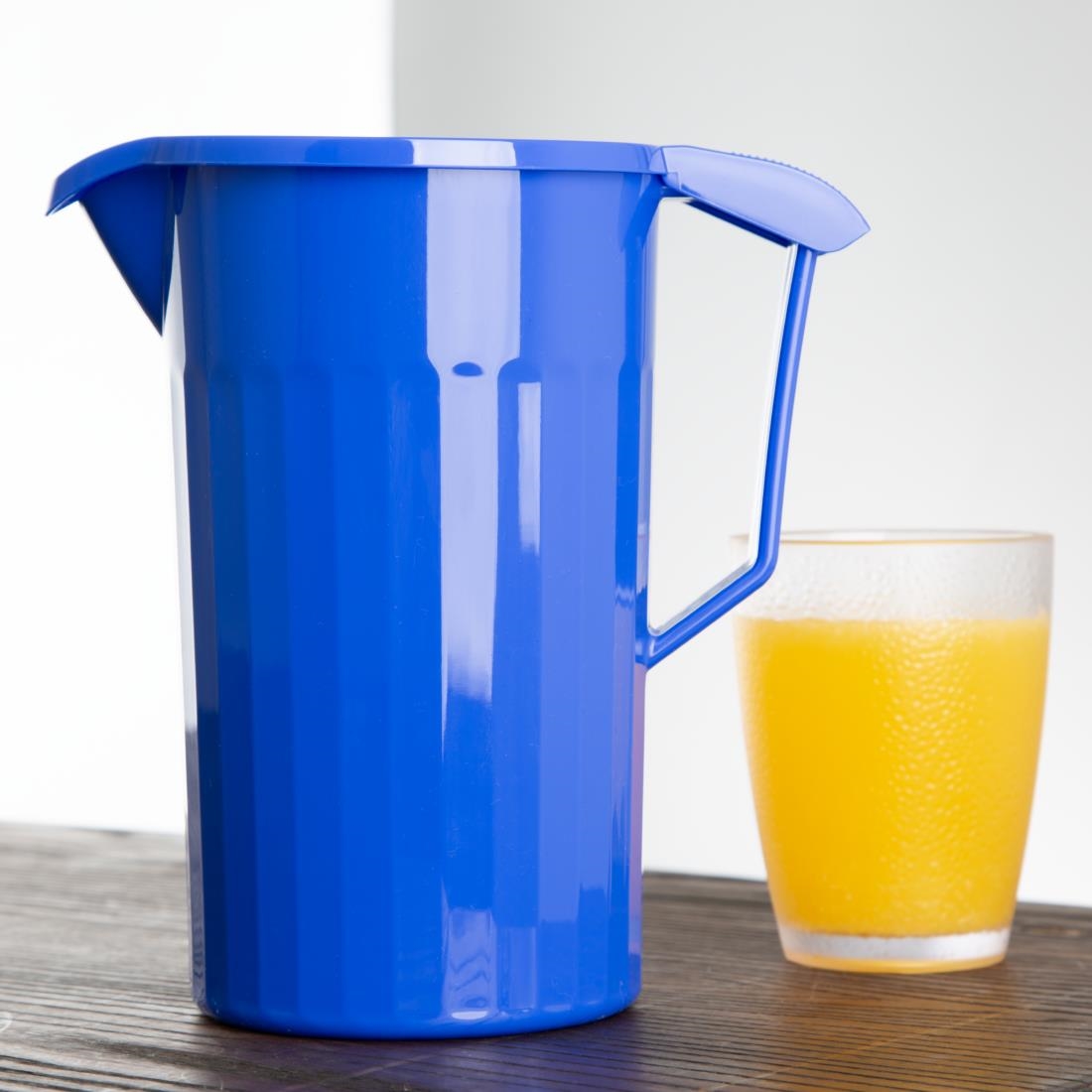Lid for Kristallon 1.4 Litre Polycarbonate Jug Blue