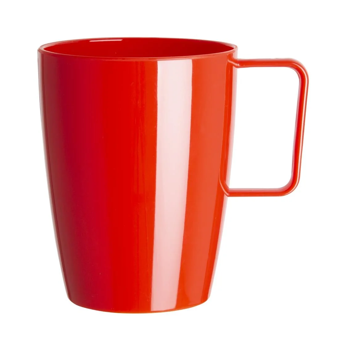 Kristallon Polycarbonate Handled Beakers Red 284ml