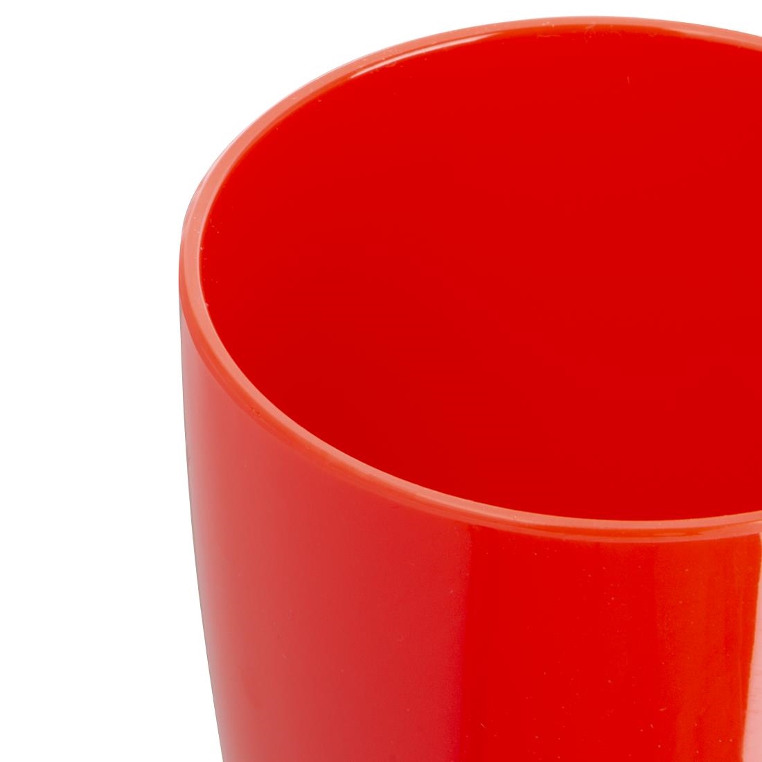 Kristallon Polycarbonate Handled Beakers Red 284ml