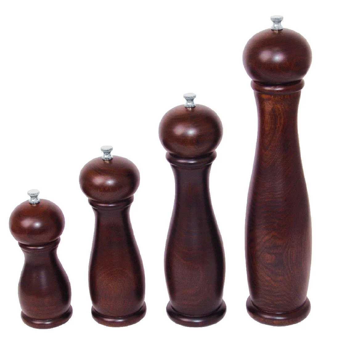 Dark Wood Salt and Pepper Mill 6in - Image 2