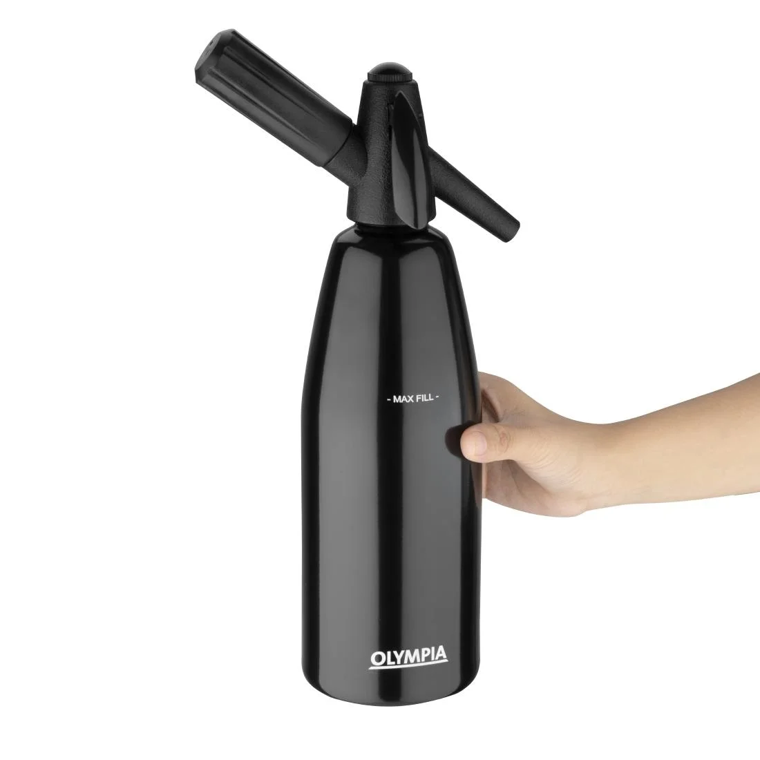 Olympia Soda Siphon Black 1L - Image 2