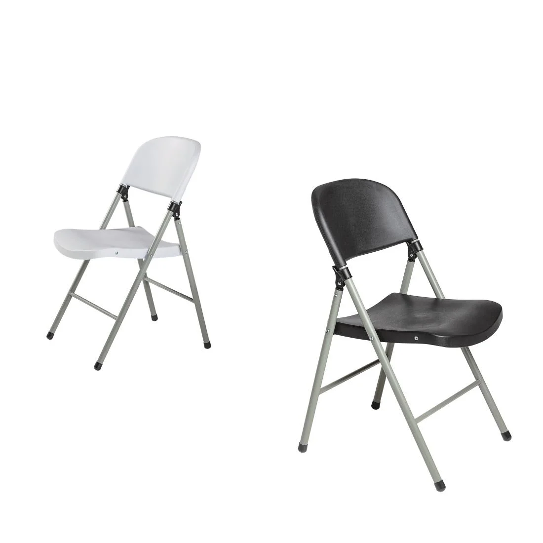 Bolero Foldaway Utility Chairs White (Pack of 2) - Image 3