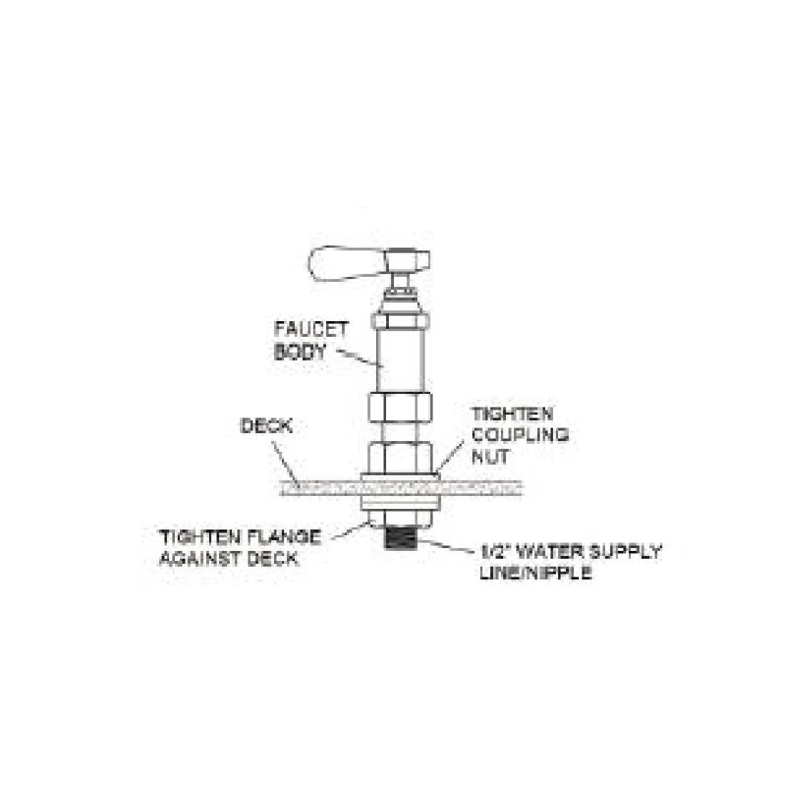 Vogue Monobloc Pre-Rinse Spray with Mid Tap - Image 7