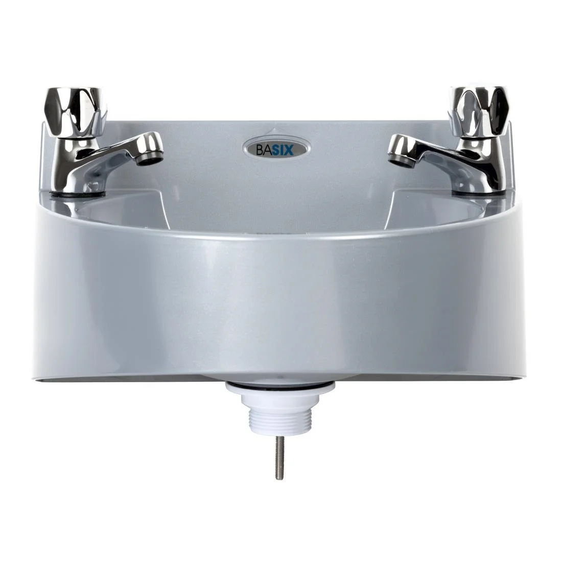 Basix Polycarbonate Wash Hand Basin Grey - Image 2