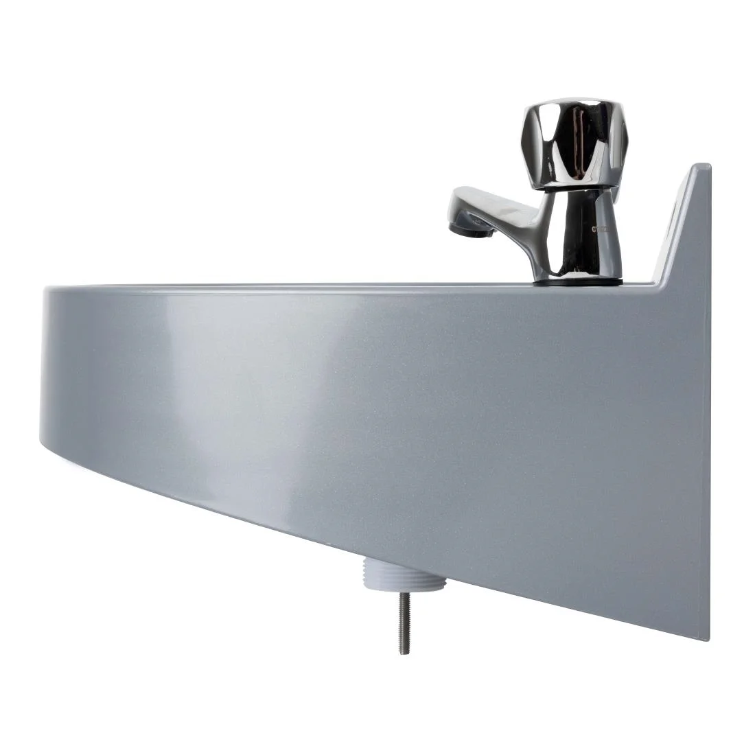 Basix Polycarbonate Wash Hand Basin Grey - Image 3
