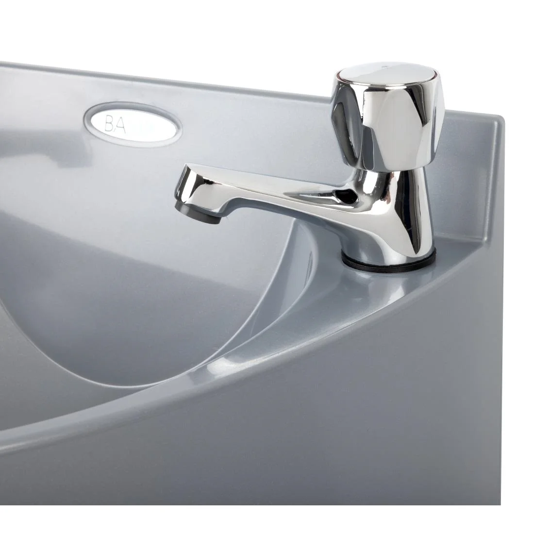 Basix Polycarbonate Wash Hand Basin Grey - Image 5