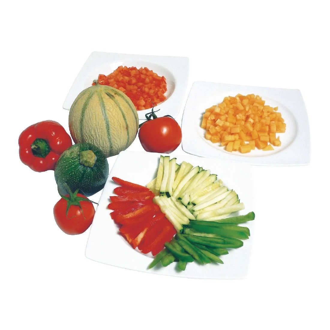 Dynamic Dynacube Manual Veg Cutter with 7x 7mm Blade Set - Image 4