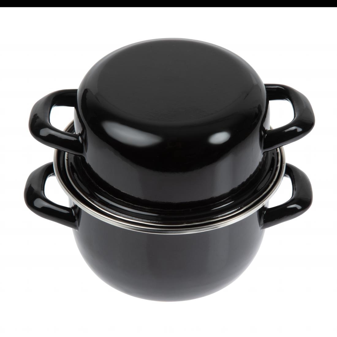 Olympia Mussel Pot Enamel Small
