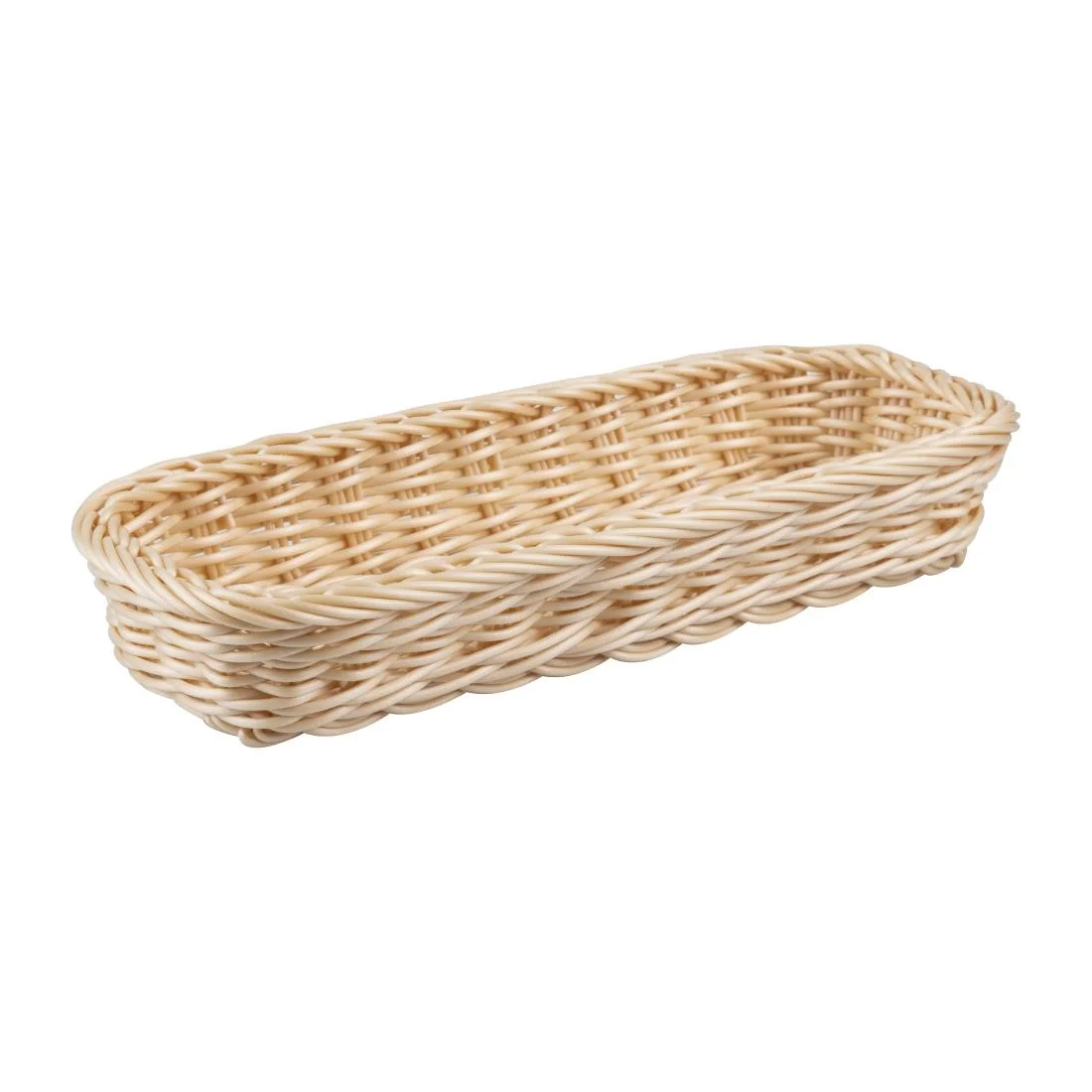 APS Polypropylene Rectangular Rattan Basket - Image 2