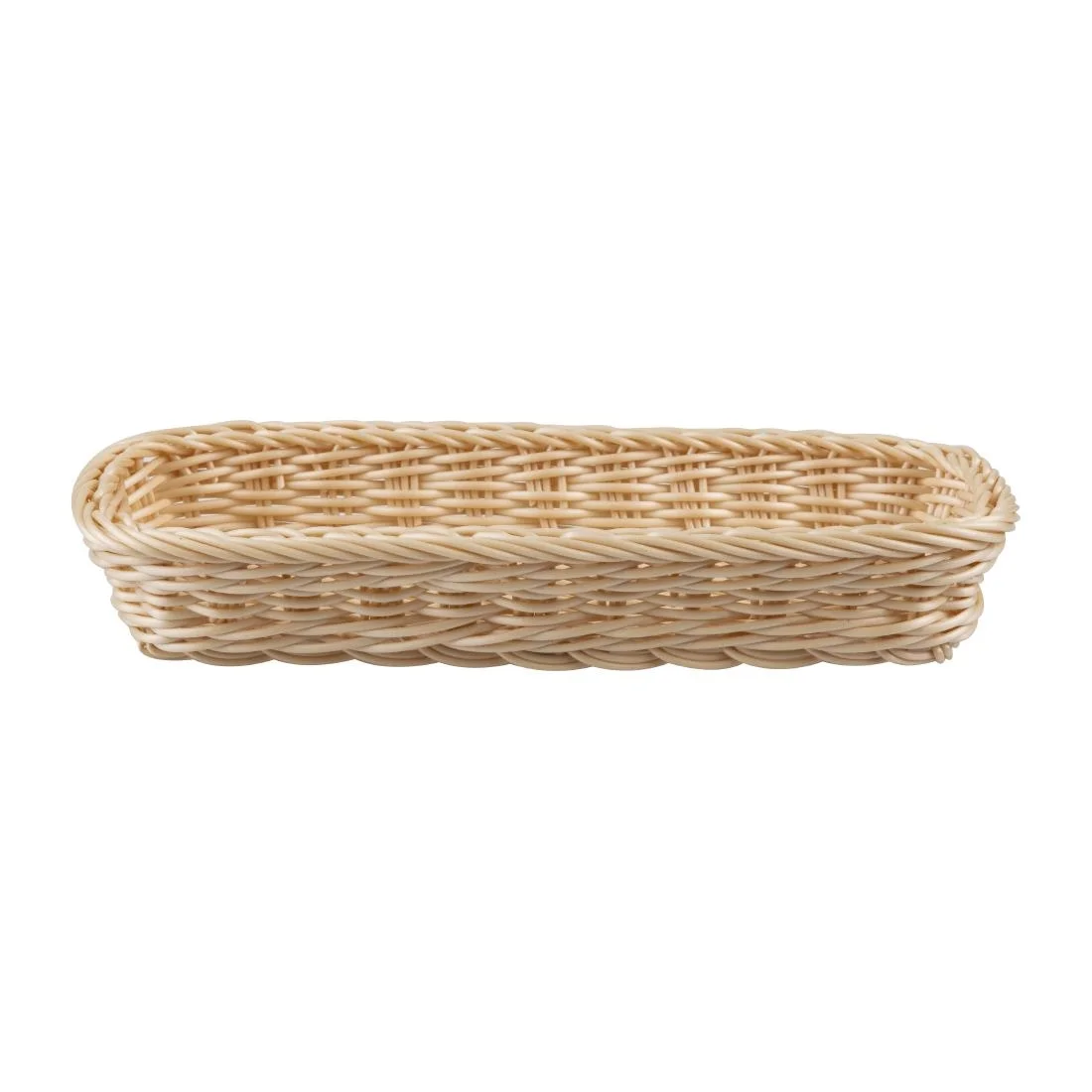 APS Polypropylene Rectangular Rattan Basket - Image 3