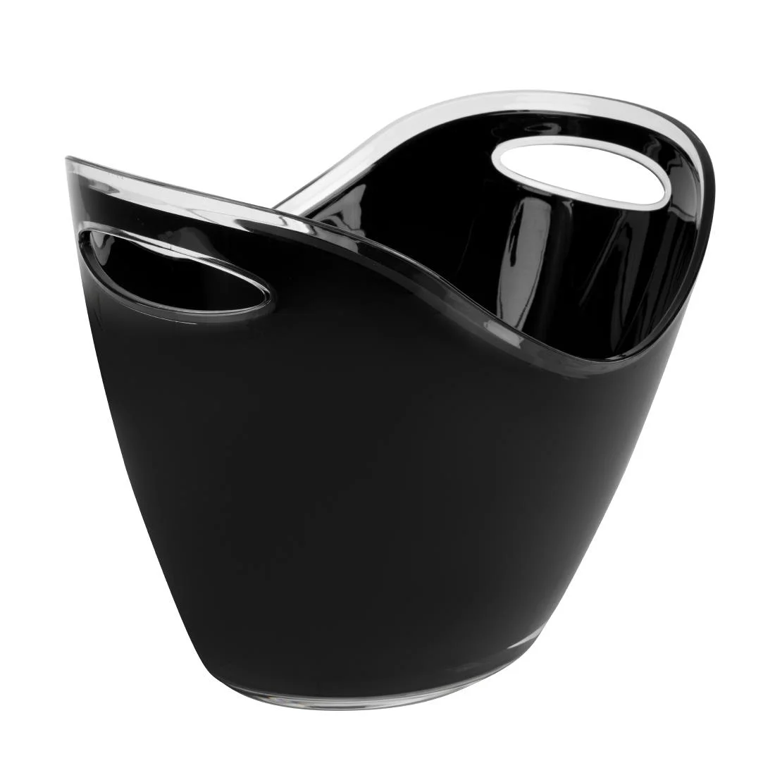 APS Black Acrylic Wine And Champagne Bucket Large
