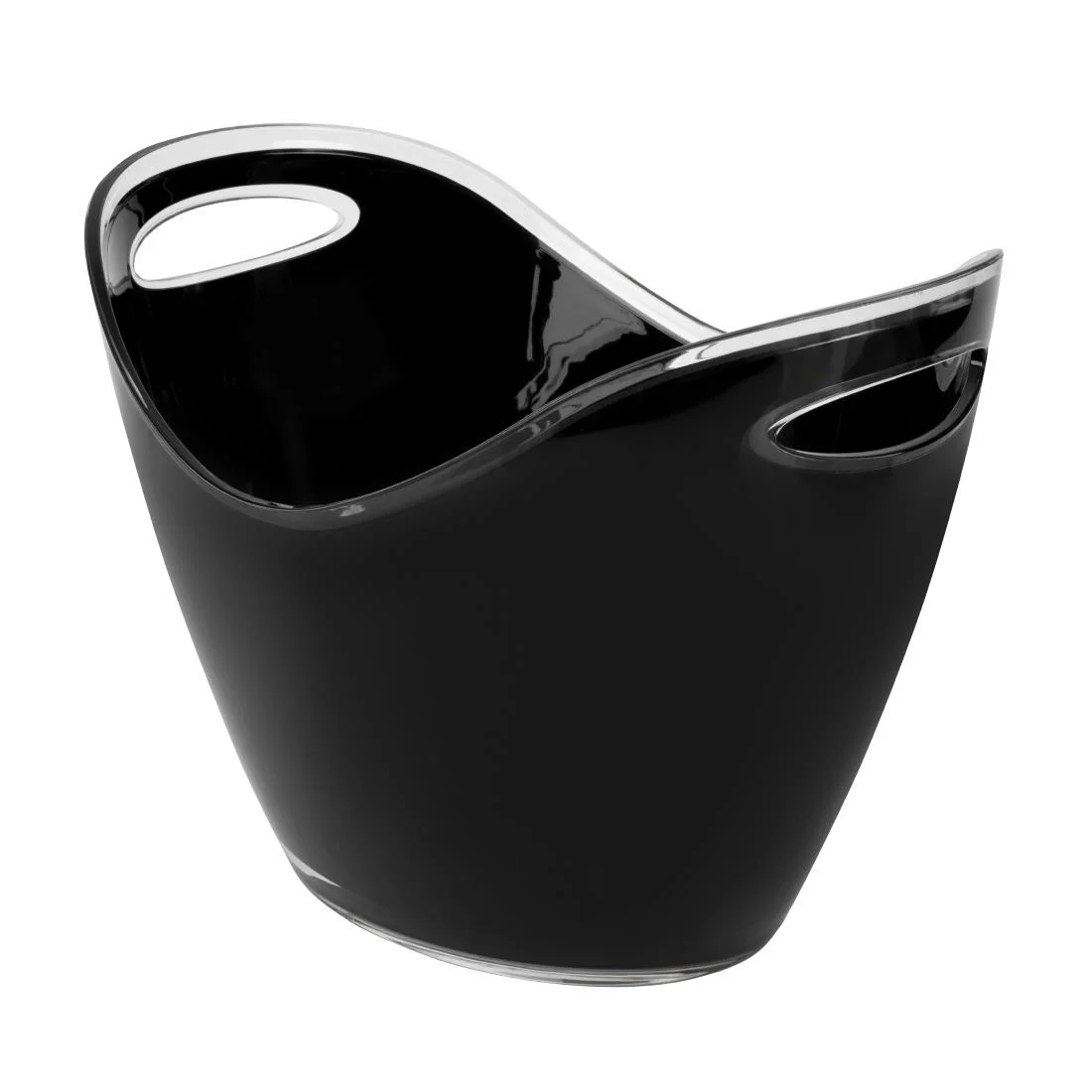 APS Black Acrylic Wine And Champagne Bucket Large - Image 2