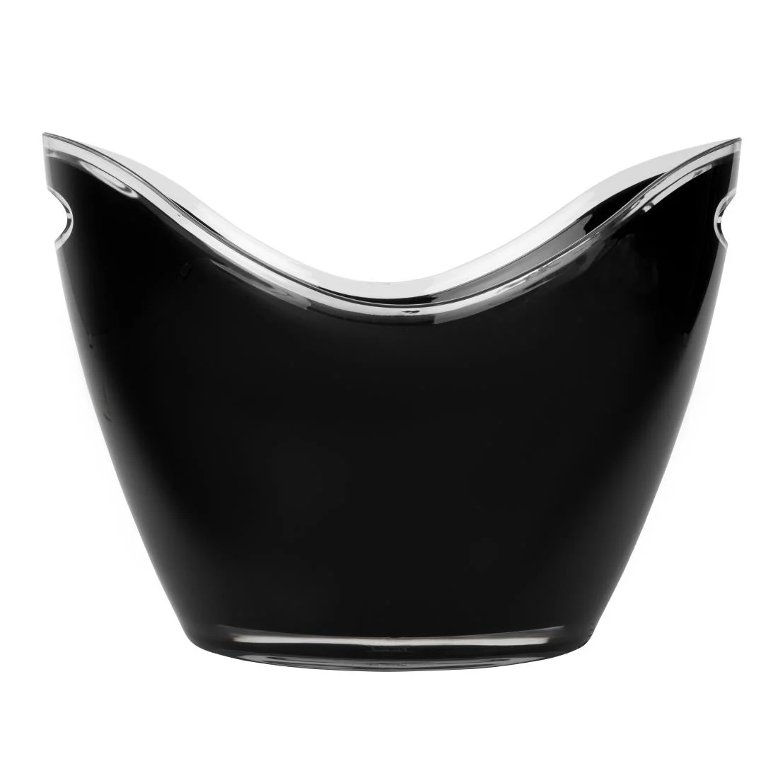 APS Black Acrylic Wine And Champagne Bucket Large - Image 3