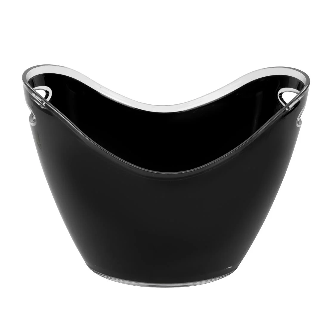 APS Black Acrylic Wine And Champagne Bucket Large - Image 4
