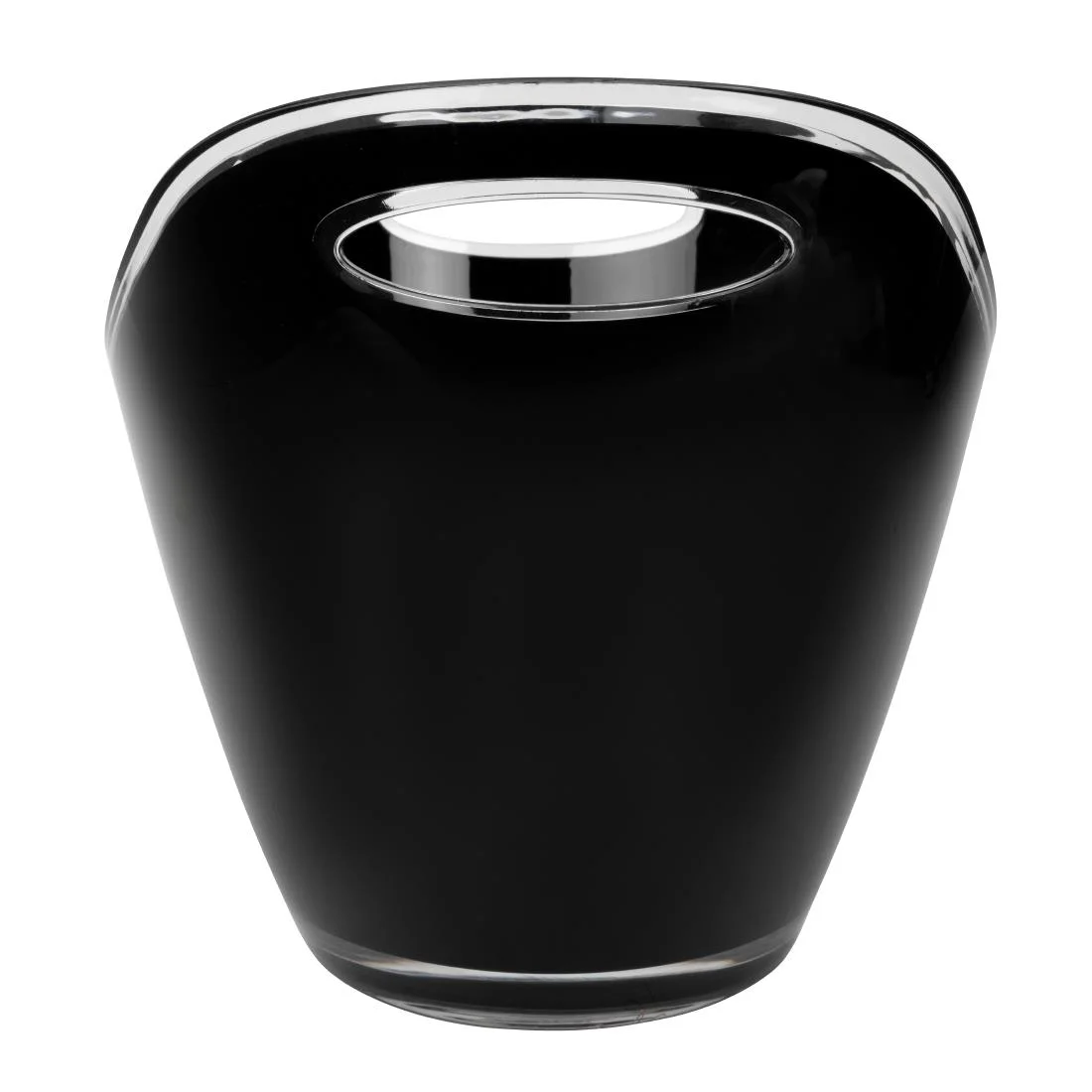 APS Black Acrylic Wine And Champagne Bucket Large - Image 5