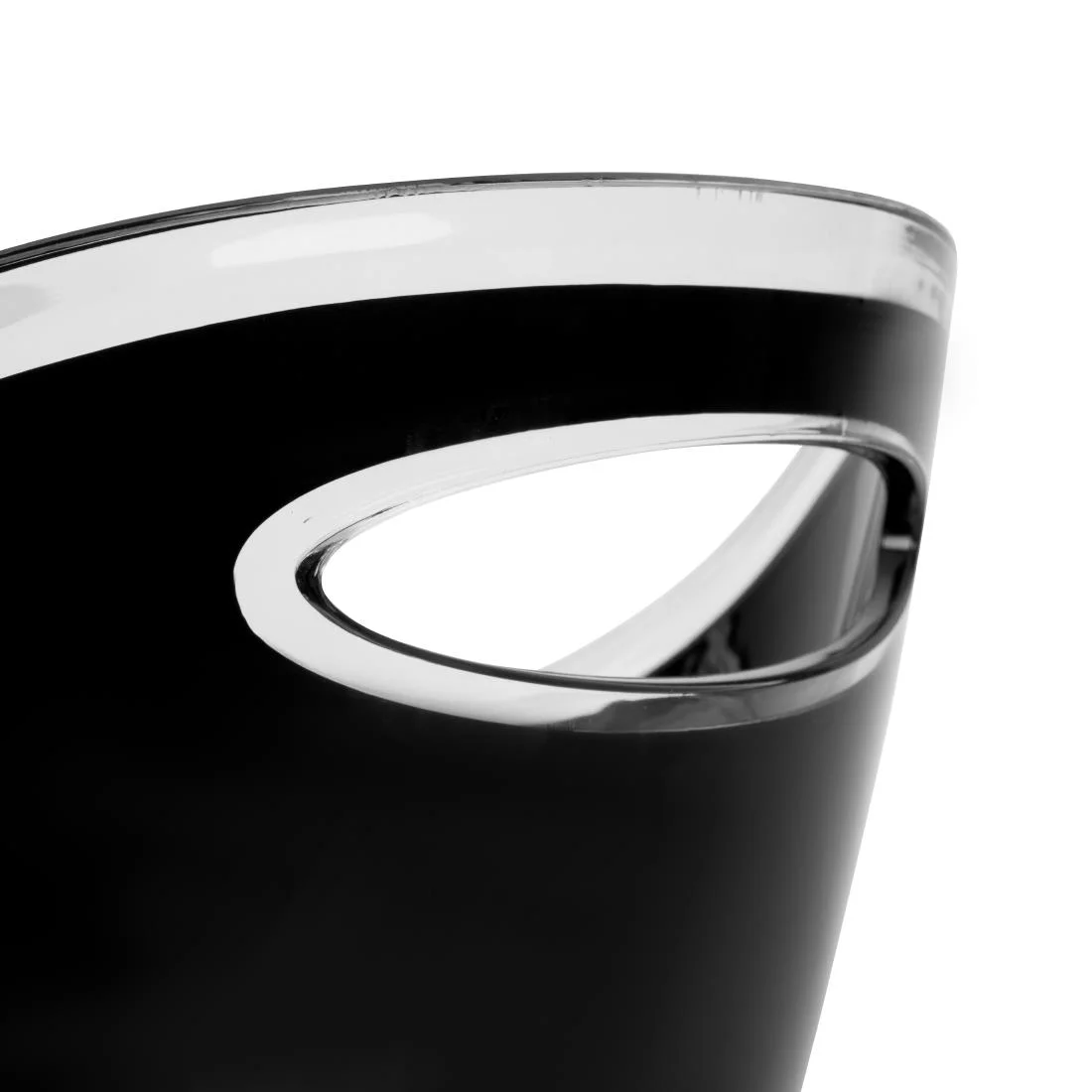 APS Black Acrylic Wine And Champagne Bucket Large - Image 7