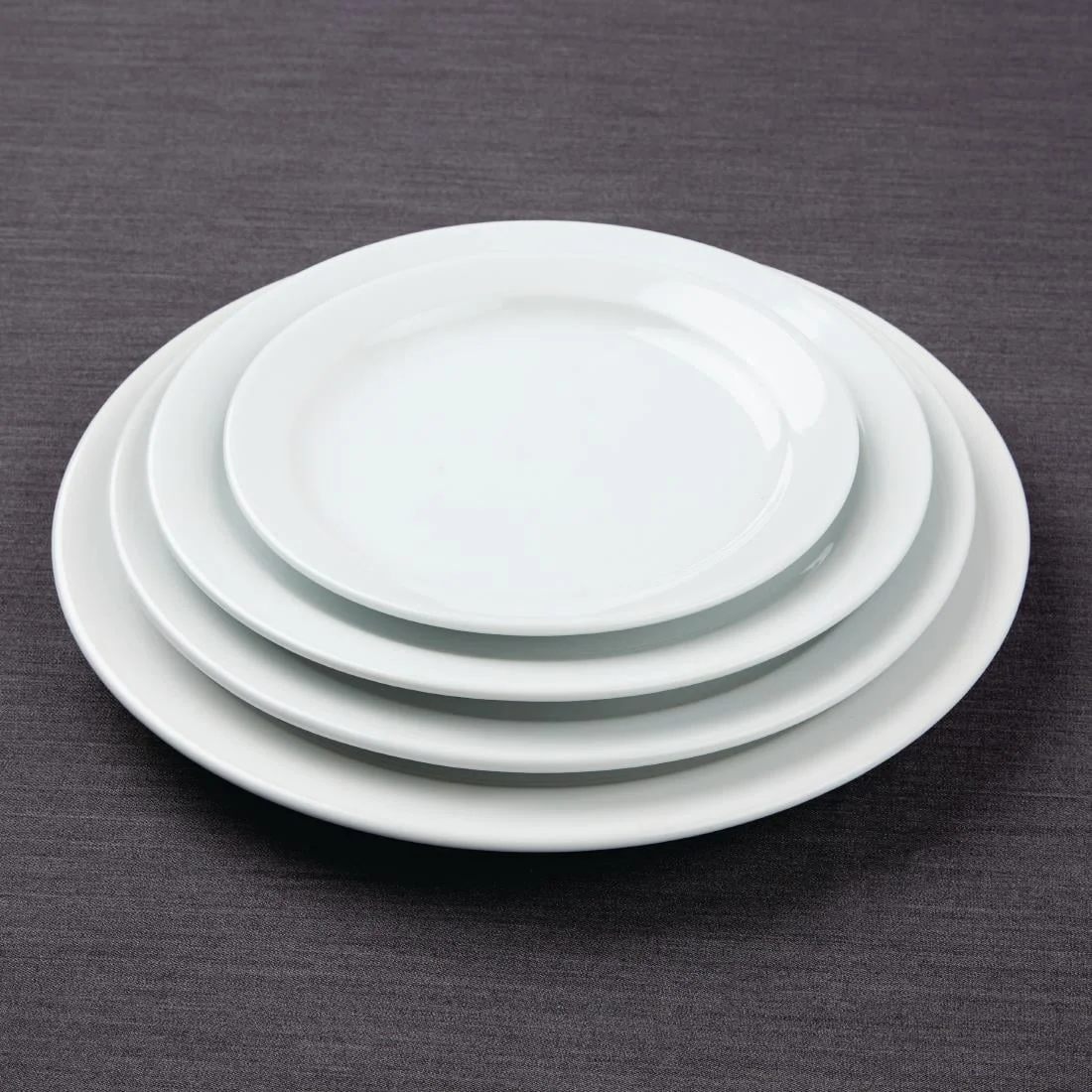 Athena Hotelware Narrow Rimmed Plates 226mm - Image 3