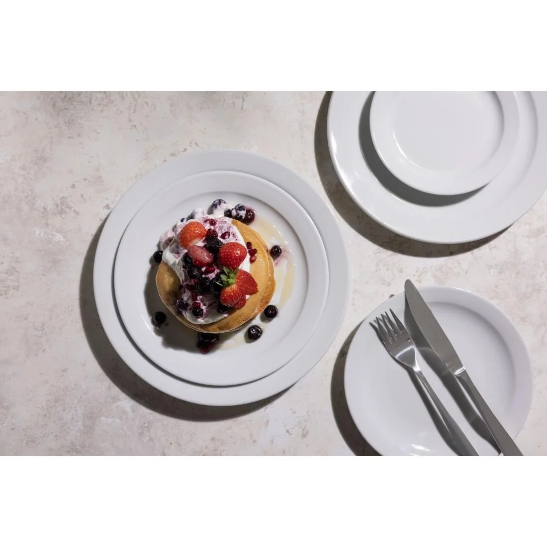 Athena Hotelware Narrow Rimmed Plates 284mm - Image 6
