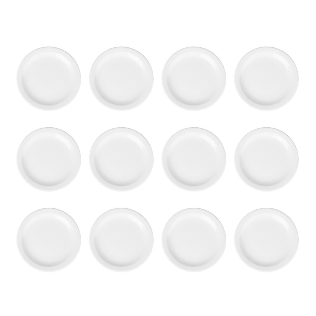 Athena Hotelware Narrow Rimmed Plates 205mm