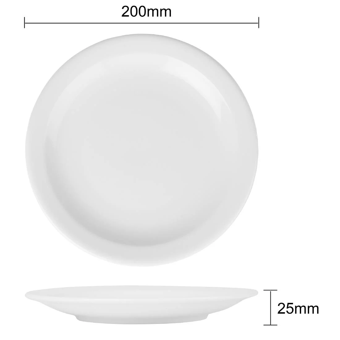 Athena Hotelware Narrow Rimmed Plates 205mm - Image 12