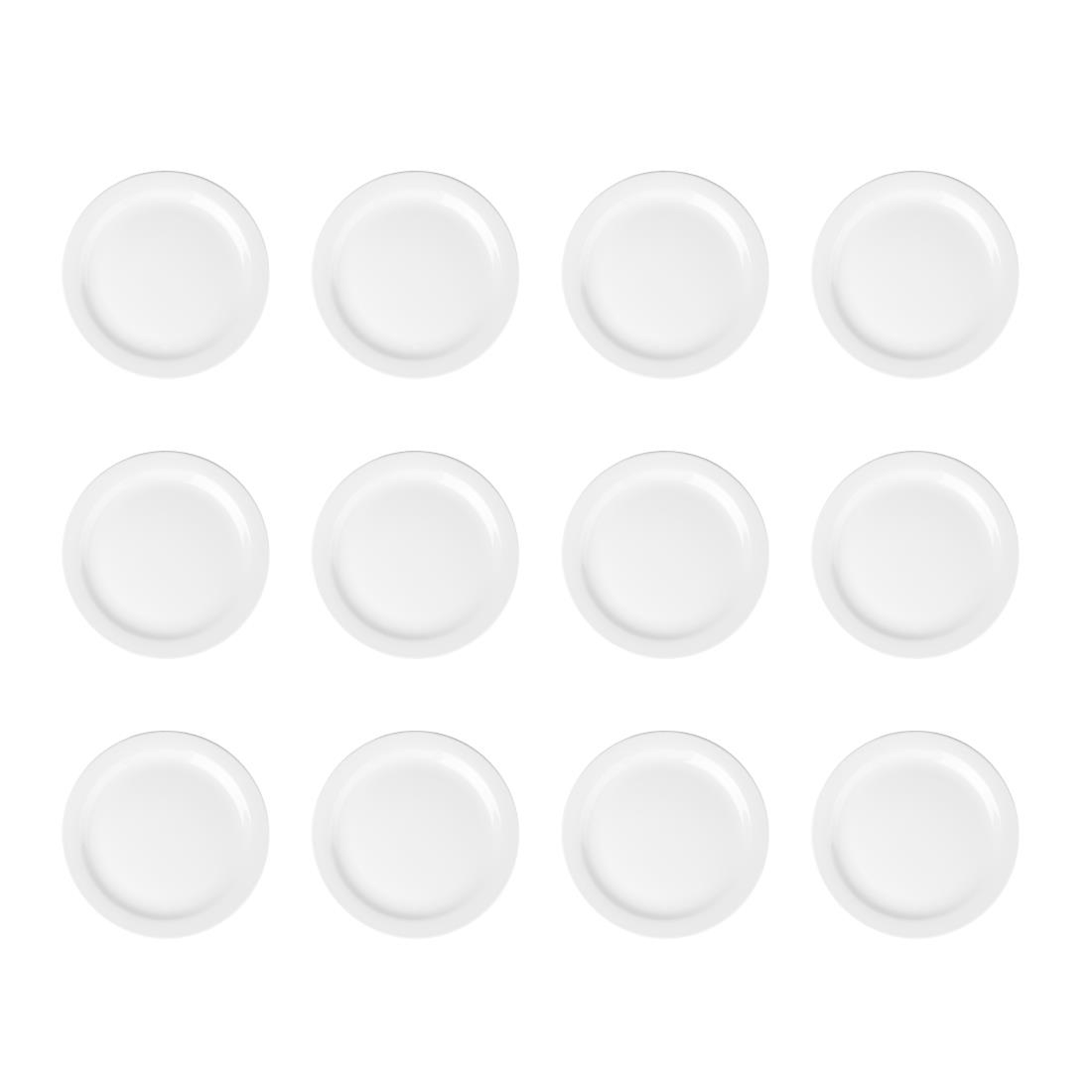 Athena Hotelware Narrow Rimmed Plates 226mm