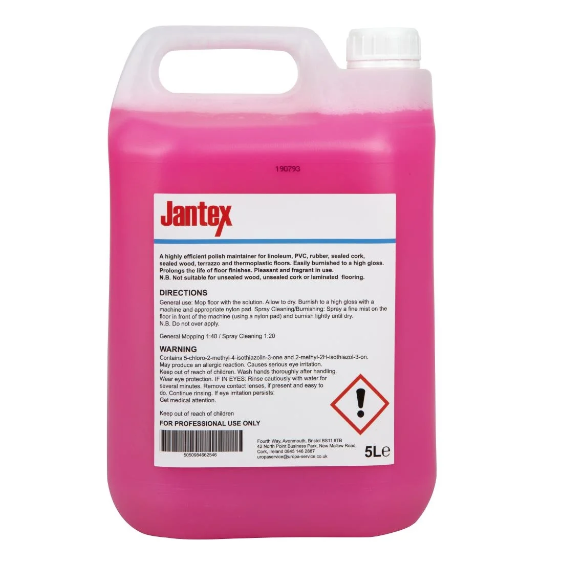 Jantex Floor Cleaner and Maintainer 5 Litre - Image 3