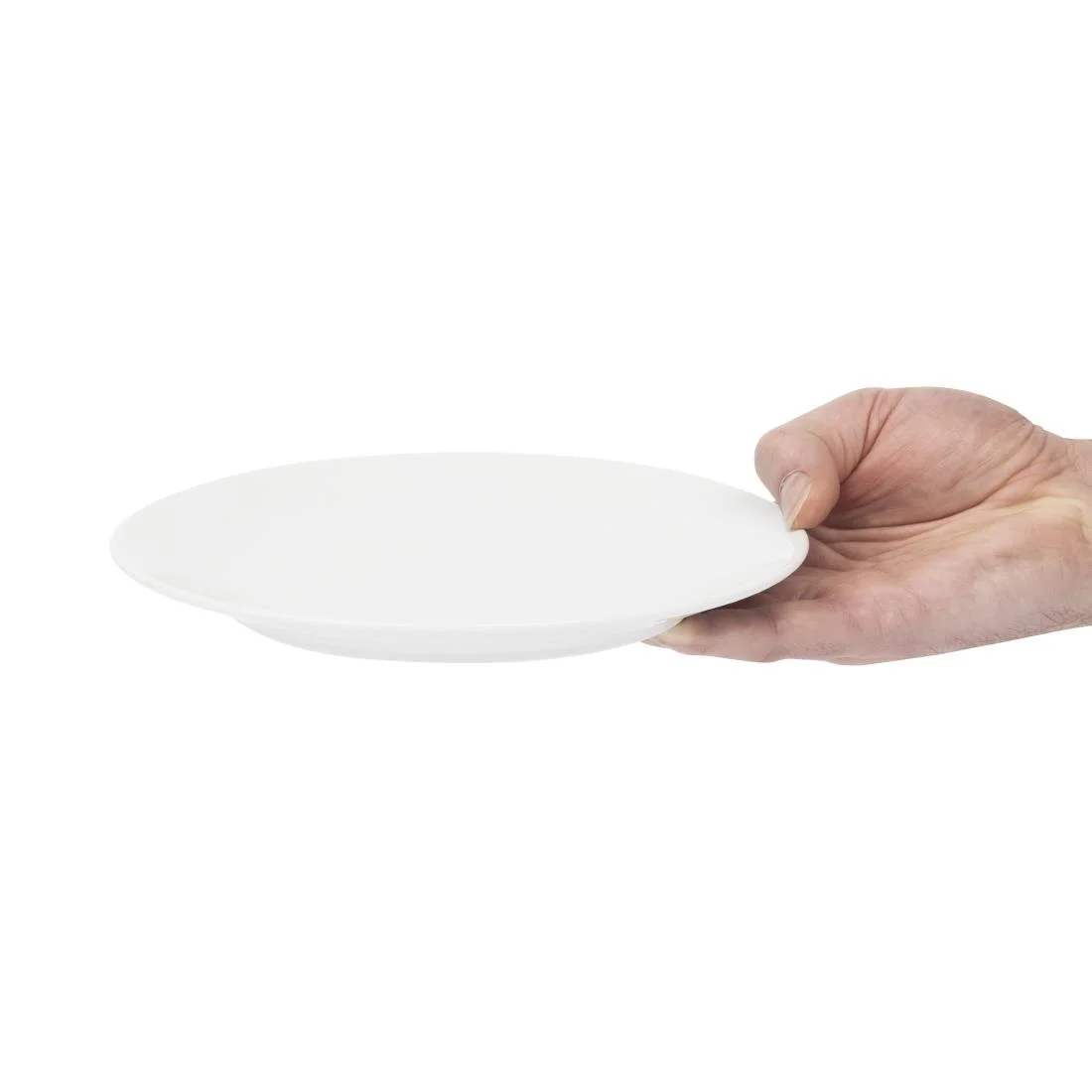 Royal Porcelain Classic White Coupe Plates 210mm - Image 8