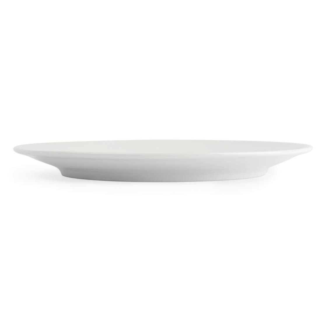 Royal Porcelain Classic White Coupe Plates 240mm