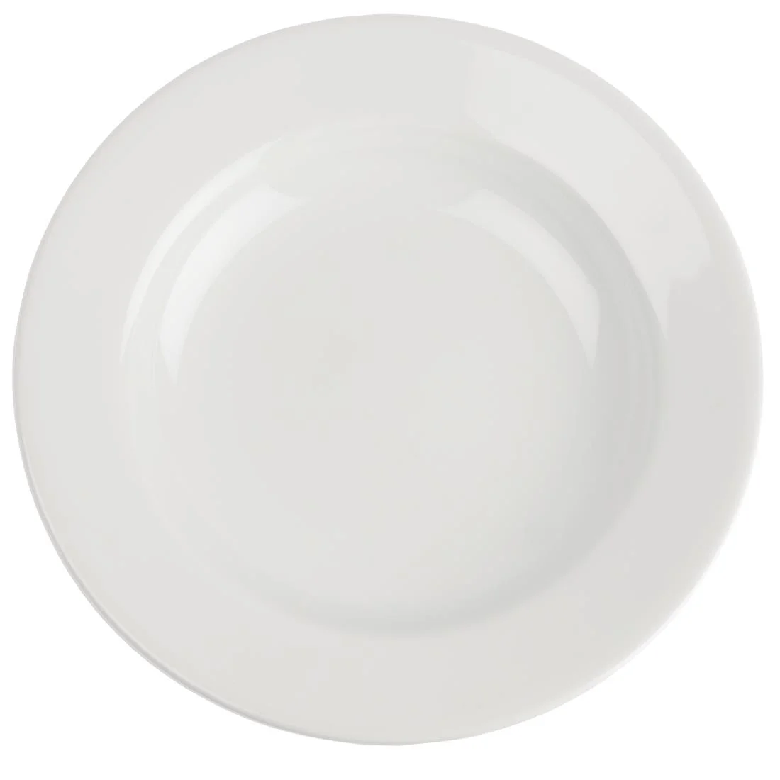 Royal Porcelain Classic White Wide Rim Plates 280mm - Image 2