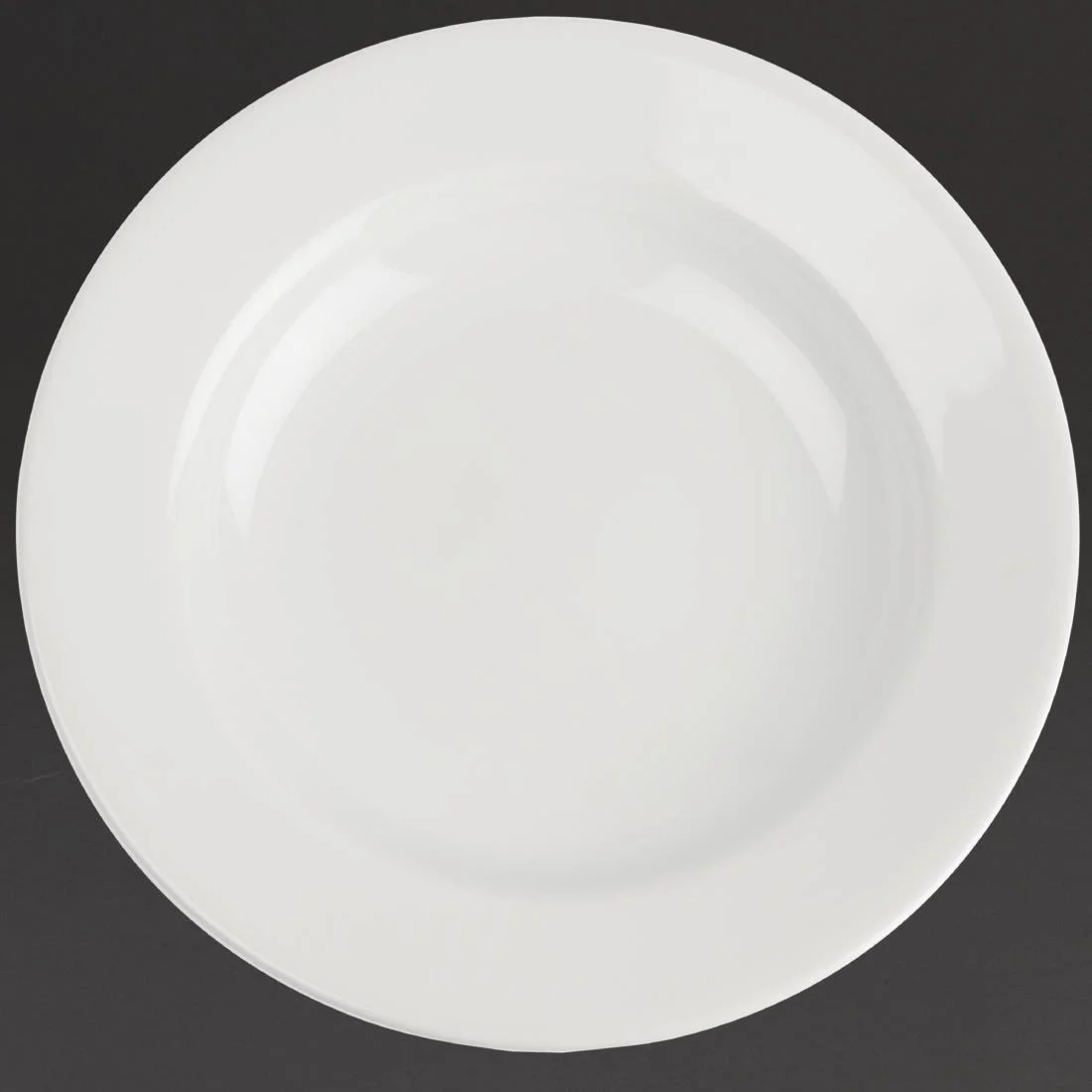 Royal Porcelain Classic White Wide Rim Plates 280mm - Image 1