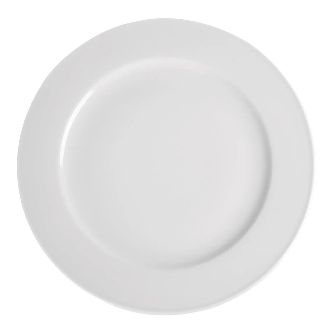 Royal Porcelain Classic White Wide Rim Plates 310mm - Image 2