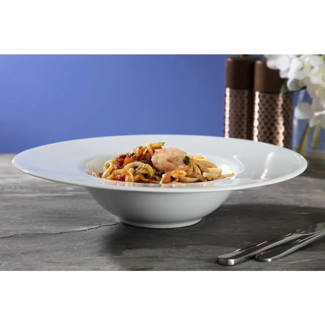 Royal Porcelain Classic White Pasta Plates 280mm - Image 6