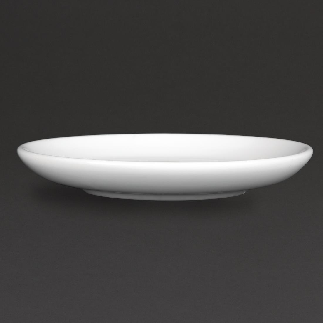 Royal Porcelain Classic White Breakfast Saucers 160mm