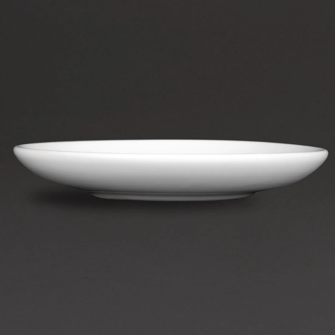 Royal Porcelain Classic White Cappuccino Saucers 150mm - Image 5