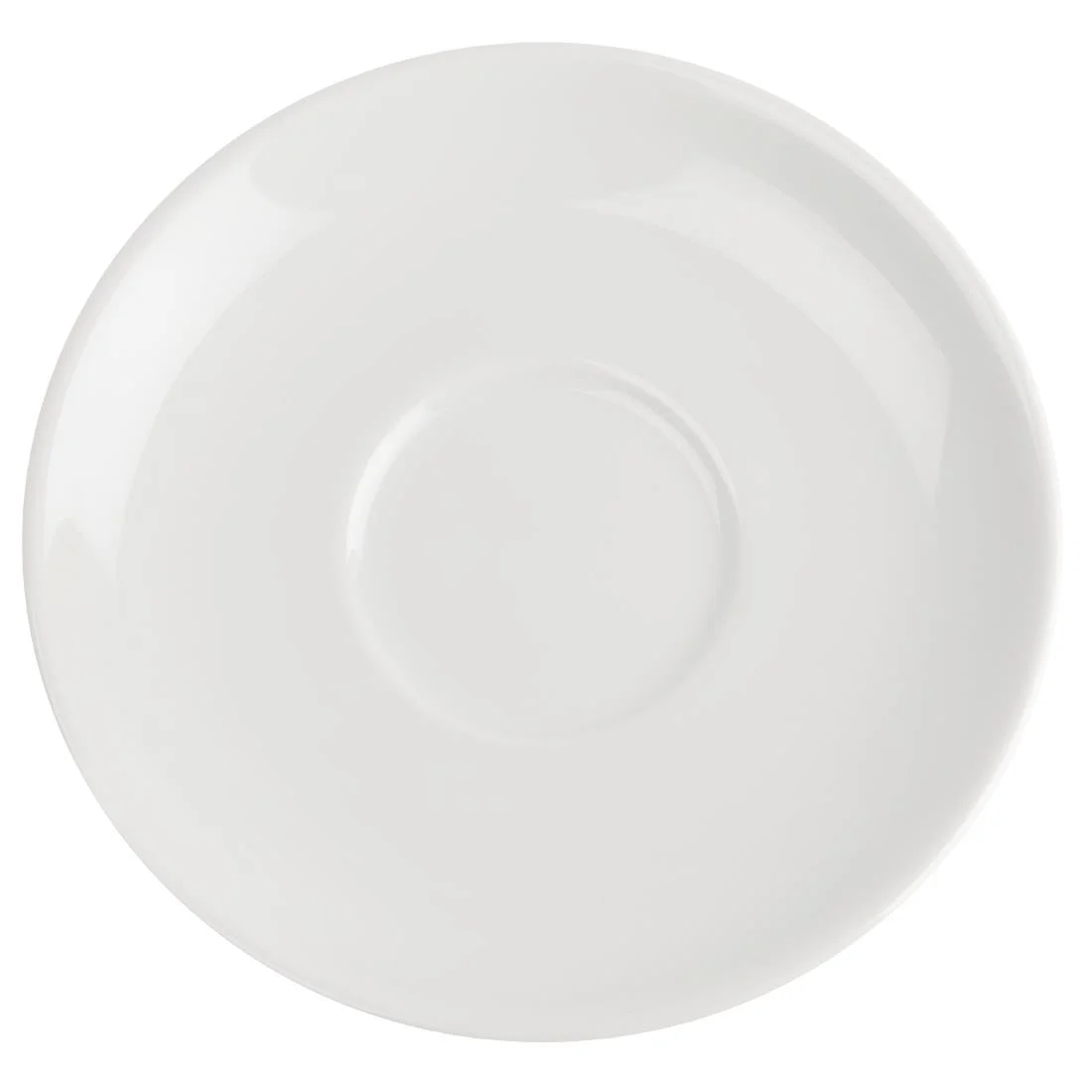 Royal Porcelain Classic White Tea Cup Saucers 150mm - Image 2