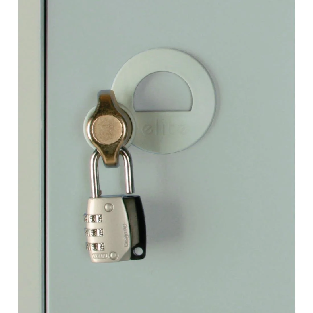 Elite Five Door Padlock Locker Grey - Image 2