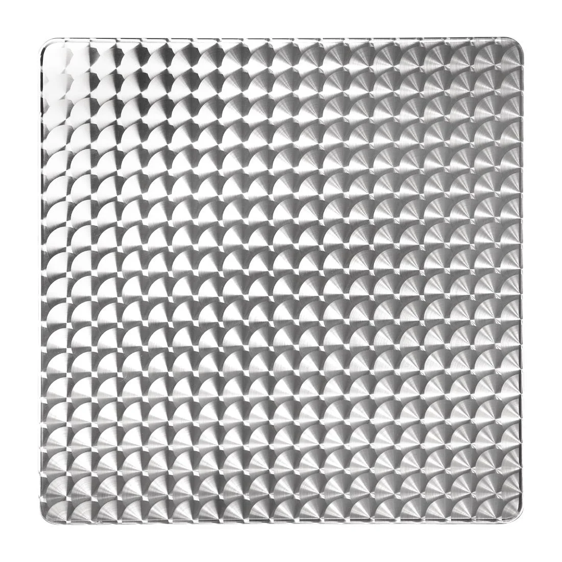 Bolero Square Stainless Steel Bistro Table 700mm - Image 3
