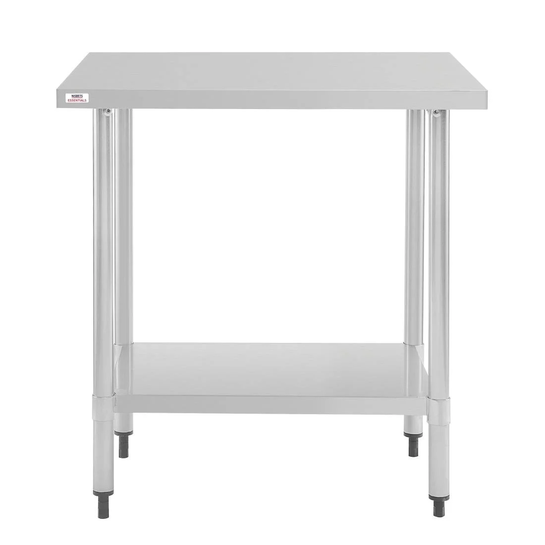 Nisbets Essentials Self Assembly Stainless Steel Table 800 x 600mm - Image 2