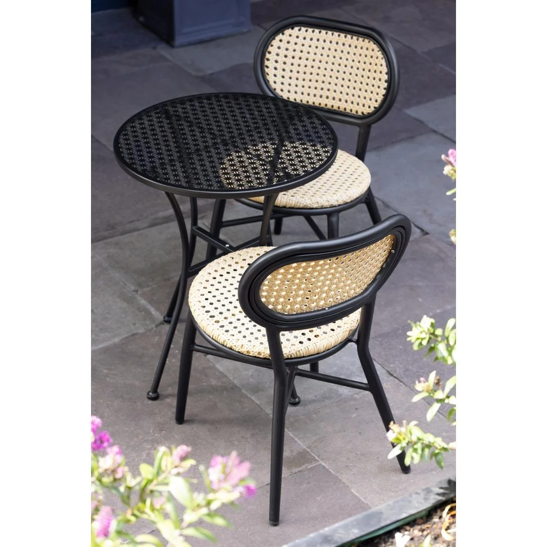 Bolero Marston Rattan Side Chair (Pack of 2) - Image 2
