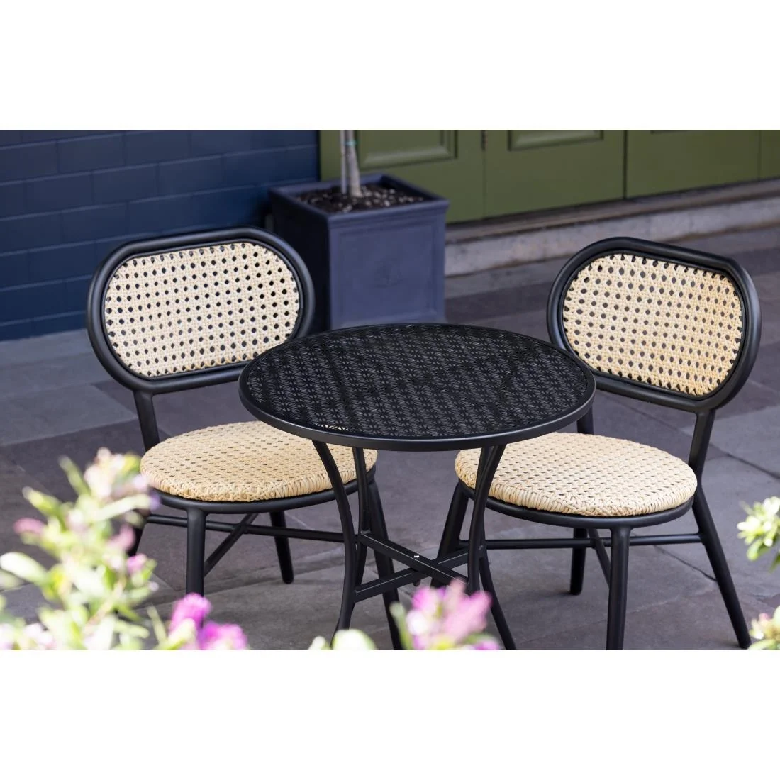 Bolero Marston Rattan Side Chair (Pack of 2) - Image 3