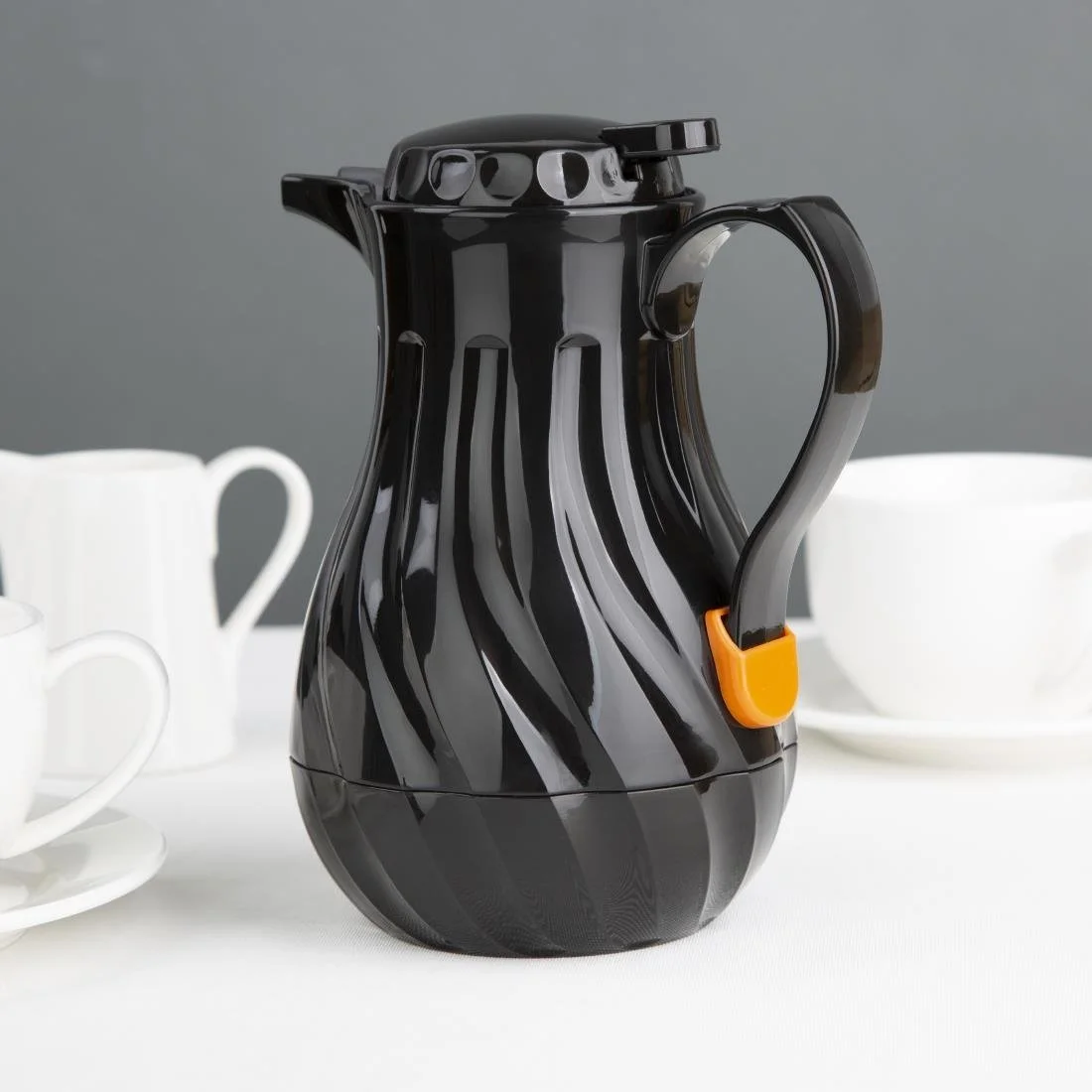 Olympia Insulated Swirl Jug Black 500ml - Image 4