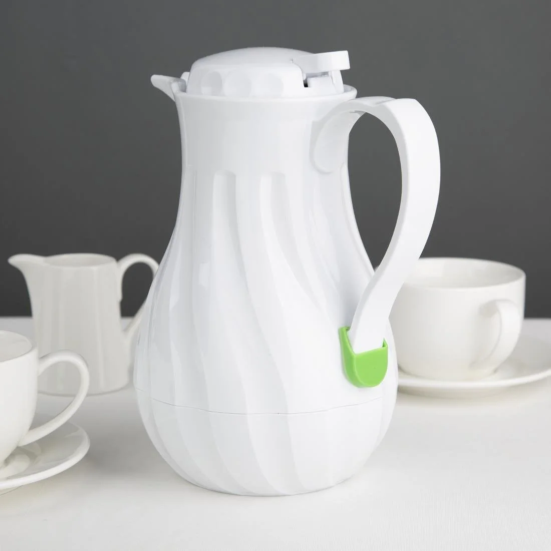 Olympia Insulated Swirl Jug White 1.2Ltr - Image 4