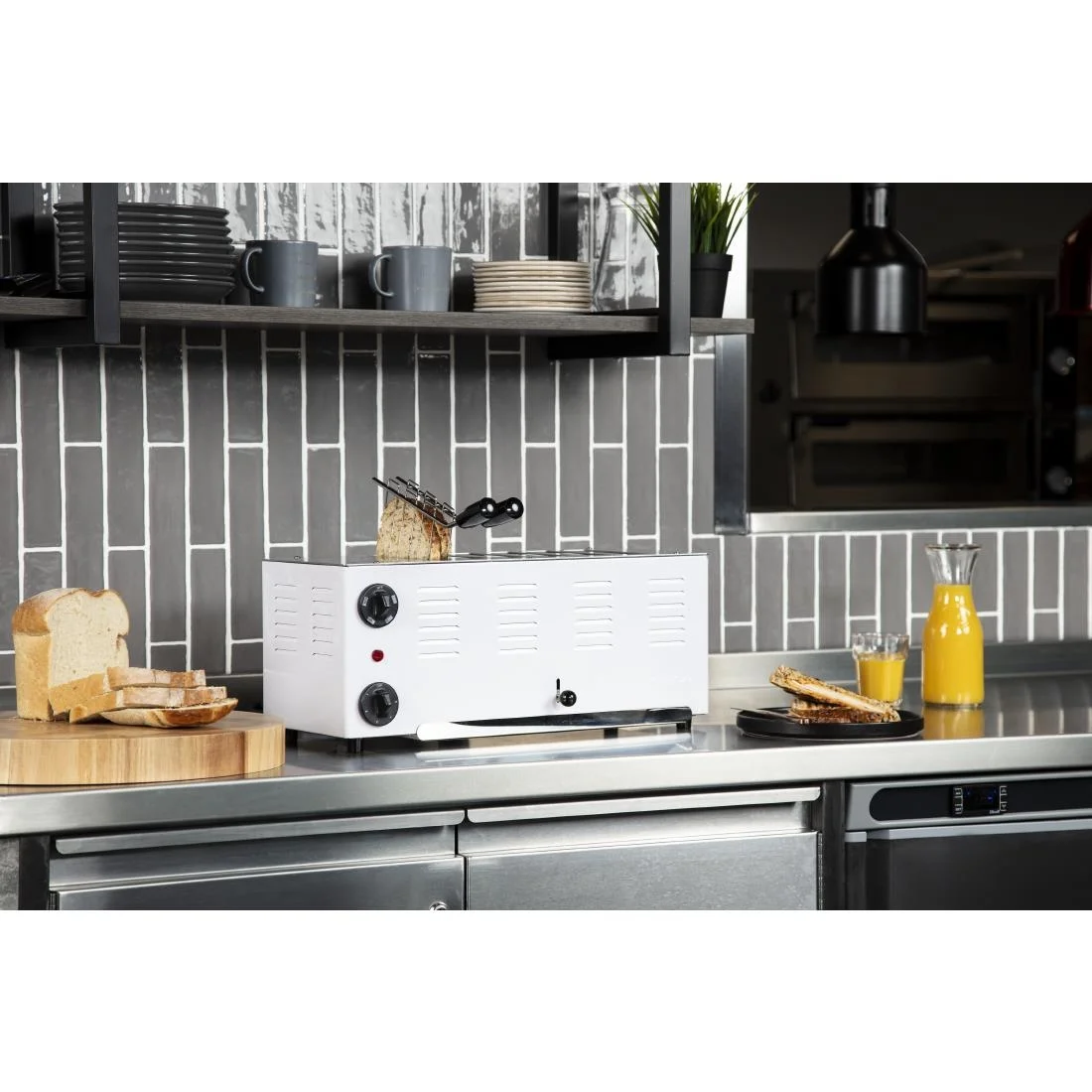 Rowlett Regent 6 Slot Toaster White with Duraheat Elements - Image 2