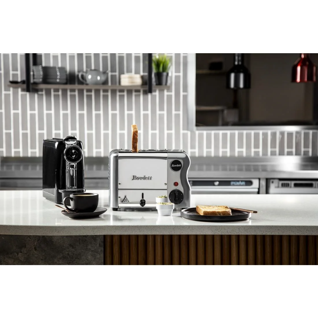 Rowlett Esprit 2 Slot Toaster Chrome w/2 x Additional Elements & Sandwich Cage - Image 5