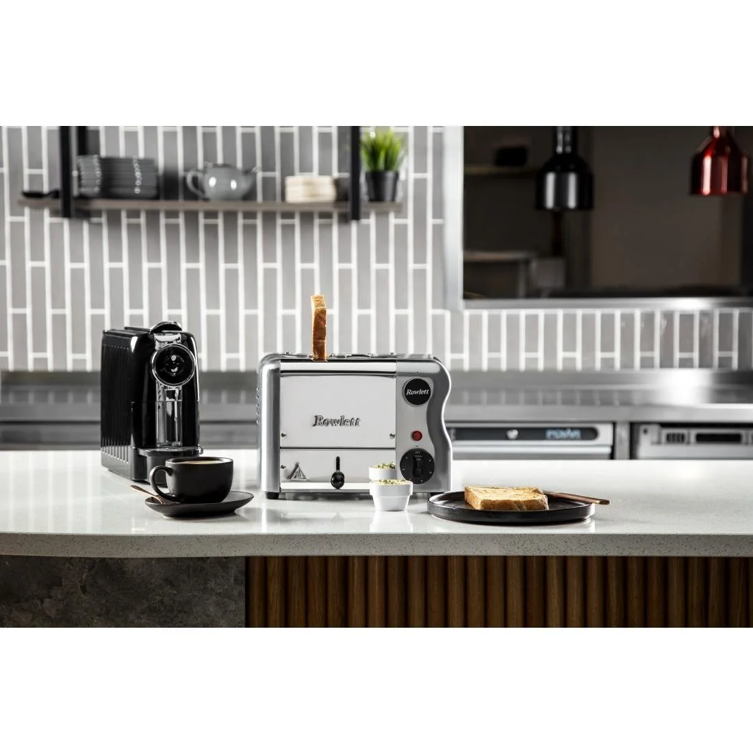 Rowlett Esprit 2 Slot Toaster Chrome w/2 x Additional Elements & Sandwich Cage - Image 5