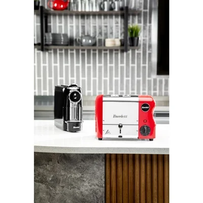 Rowlett Esprit 2 Slot Toaster Traffic Red w/2 Additional Elements & Sandwich Cage - Image 2