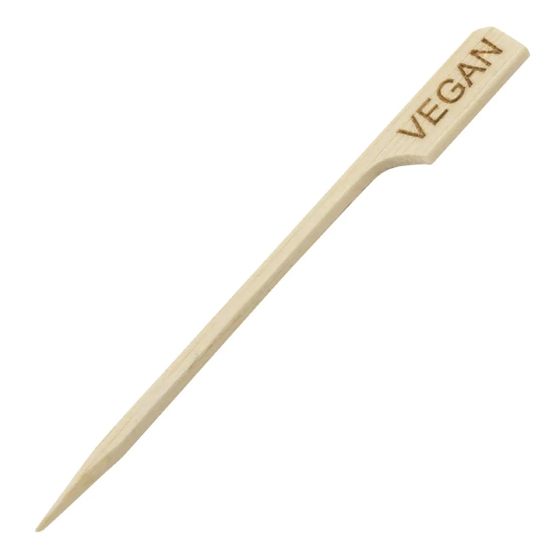 Tablecraft Vegan Bamboo Paddle Marker 3.5" (100 Pack)