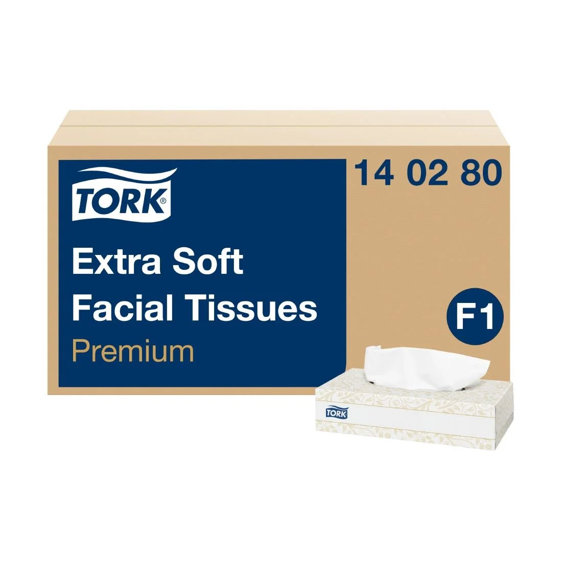 Tork Soft Facial Tissues White F1 (30 Pack)