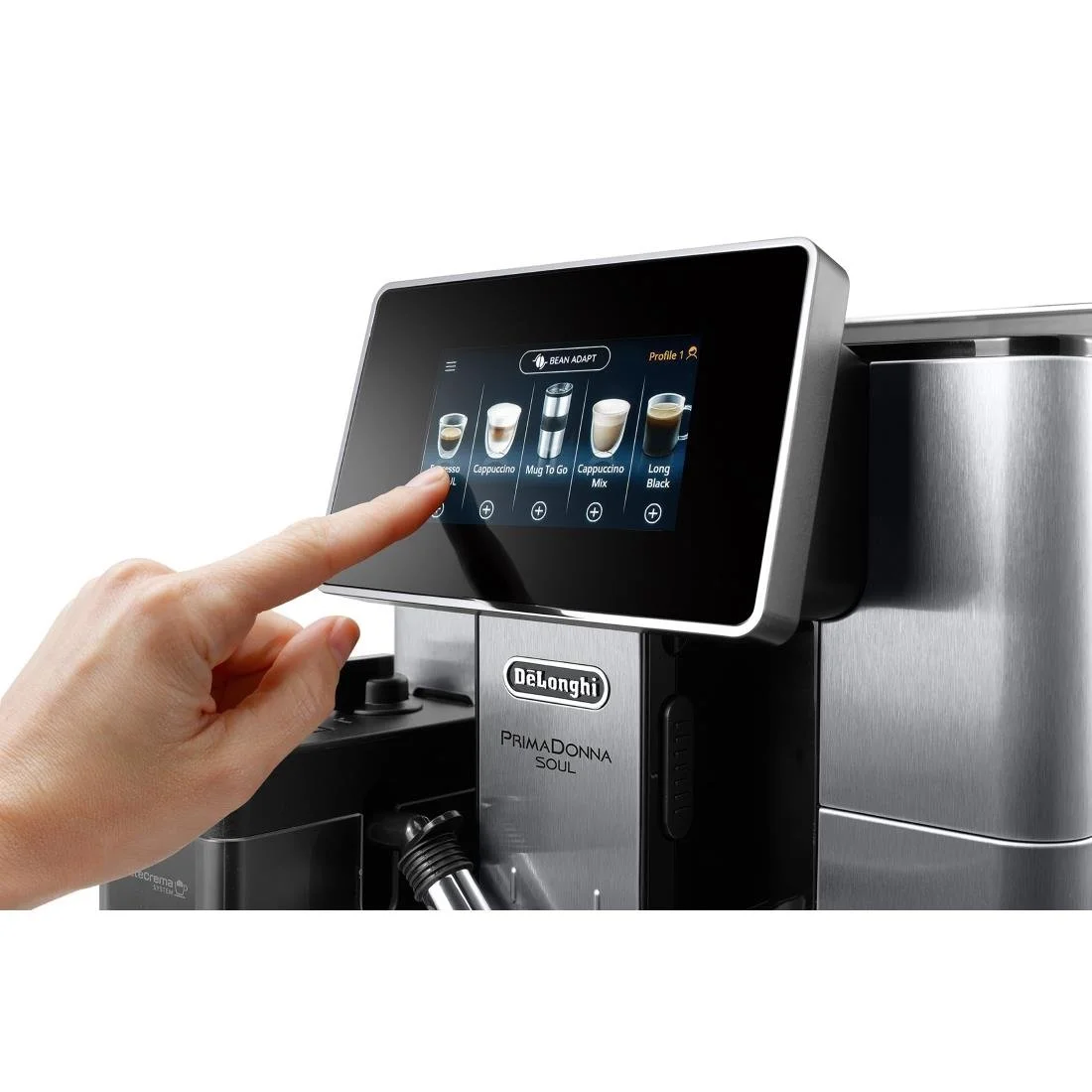 DeLonghi PrimaDonna Soul Automatic Bean to Cup Coffee Machine - Image 3